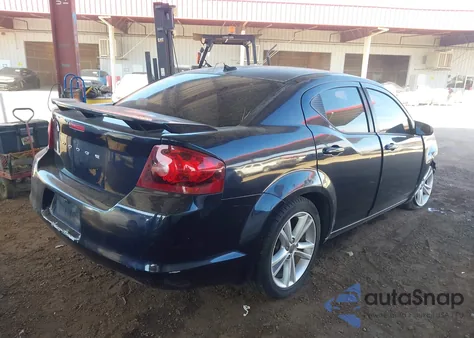 2012 Dodge Avenger Se from USA, damaged, VIN 1C3CDZAG2CN287273